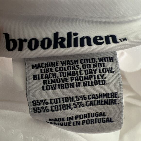 Brookelinen King / California King Organic Cotton & Cashmere Duvet Cover $299 - Picture 5 of 6